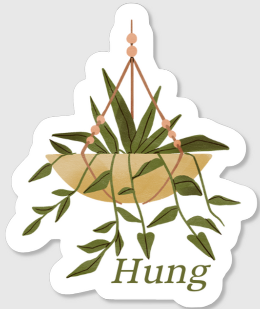 Hung Sticker